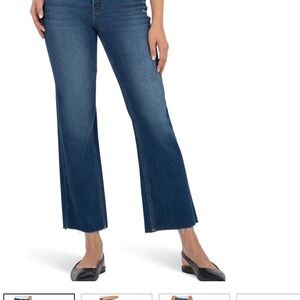Kut from the Kloth Dark Blue Flare Jeans Size 10 NWOT like new high rise